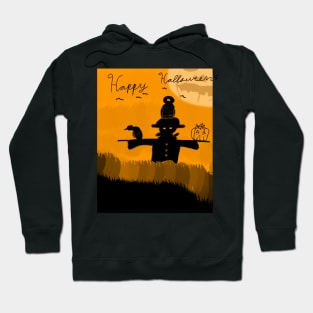 scarecrow in the fields Hoodie